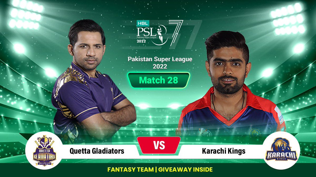 jatfantasytips's tweet photo. PSL 2022 Match 28 : Quetta Gladiators vs Karachi Kings Preview Video:

https://t.co/IwZRFXyxno
https://t.co/IwZRFXyxno
https://t.co/IwZRFXyxno
https://t.co/IwZRFXyxno

Click on the above link, watch video &amp; also win Rs 1000/- Cash Giveaway 👆👆👆👆👆👆 https://t.co/IQwpF7iv52