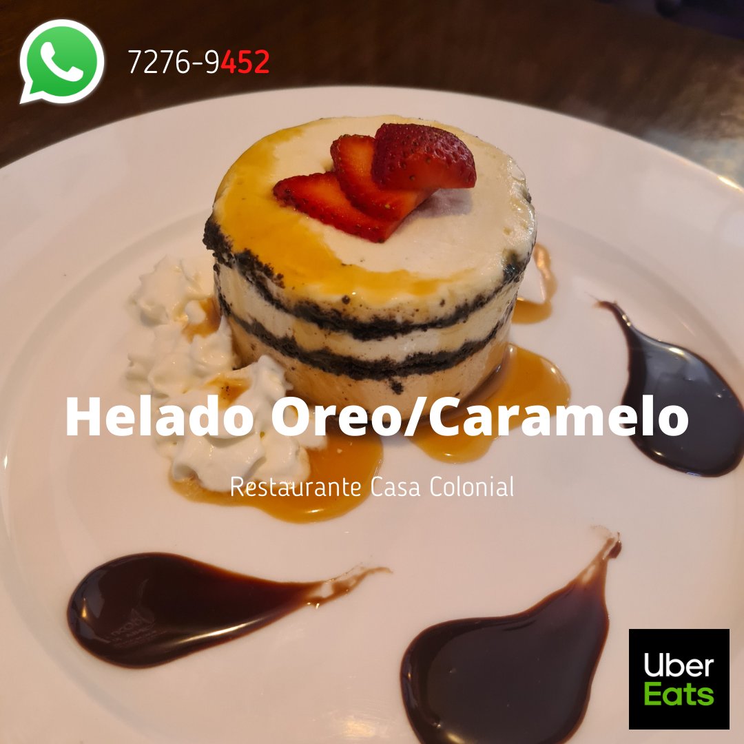 ¿Antojado de algo dulce? 🤤🍪🍭🧁

Necesitás probar nuestro delicios Helado de Oreo y Caramelo, estamos convencidos que será uno de tus favoritos a partir de ahora. 😅🙃🤪

Ordenálo solo o después de tu almuerzo o cena.

#heladodeoreoycaramelo #oreo #postres #antojodulce