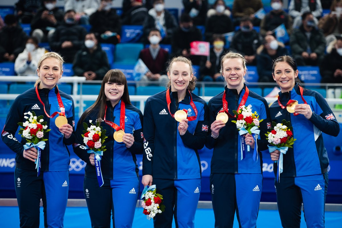Golden girls. 🥇 🇬🇧 

#Beijing2022 | #Curling | #Olympics

📸 WCF/ Céline Stucki