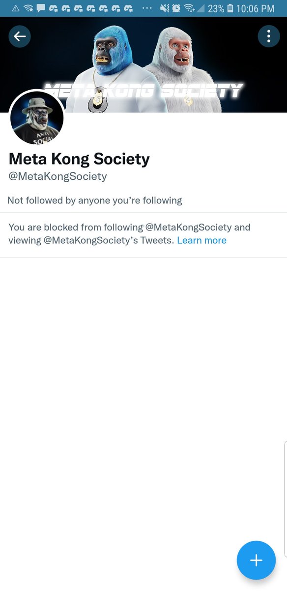 Ian60179465's tweet photo. @Dimpyrajputnft @MetaKongSociety MKS is a rug. DO NOT INVEST. I was a WL and they blocked me because I exposed their fake insta and discord following https://t.co/2mIb6bwlW3