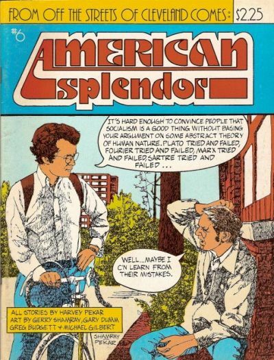 GCDcomics's tweet photo. Gerry Shamray (born 19 February 1957, USA) is an artist and illustrator. He drew many issues of “American Splendor”, the autobiographical series by fellow-Clevelander Harvey Pekar.

From 1987 to 1991, he drew Tom Batiuk’s syndicated strip ‘John Darling’.

Shamray also publis… https://t.co/V99faRG4qv