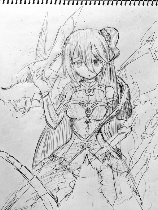 次はアンケートでも要望が多かったランファちゃん描きます! 