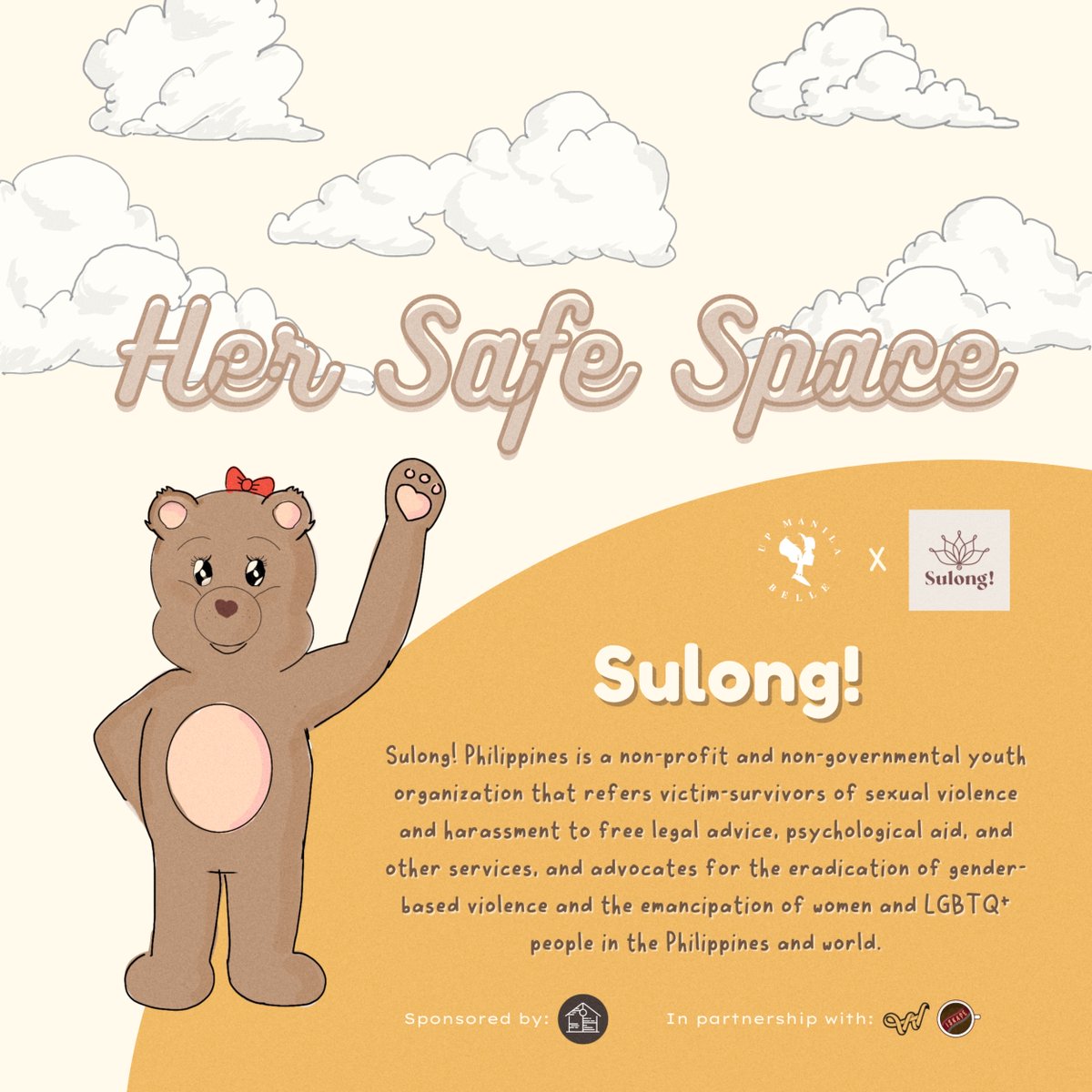 upmanilabelle's tweet photo. Celebrate 11 years of HEART with us! ๐ฅณ๐
To mark this milestone, UP Manila Bele presents Her Safe Space ๐ค, a donation drive, in partnership with Sulong! Philippines. Learn more about our chosen beneficiary below! ๐
#OneBelle #Alleviate2022 #A11eviate #HerSafeSpace #SulongPH https://t.co/DoFiHmJ4iJ