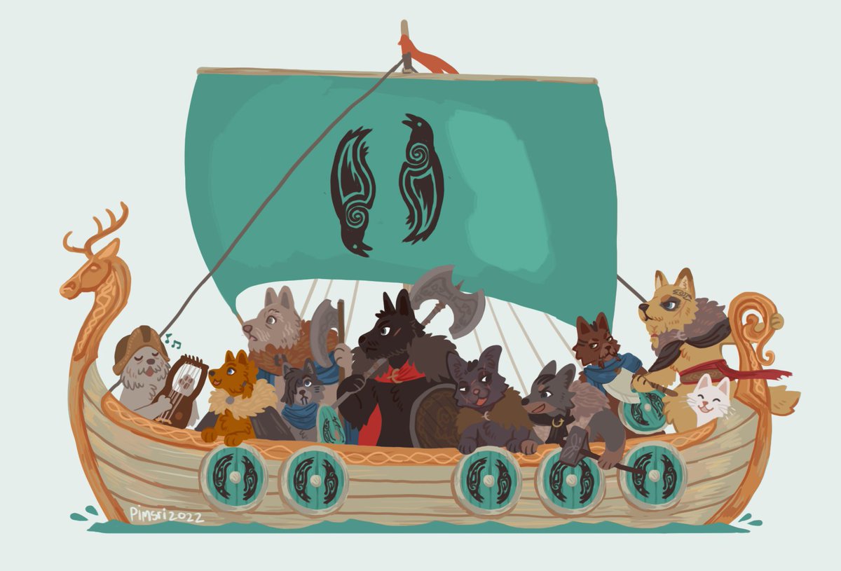NetchimenRevery's tweet photo. "Come, my wolves!" https://t.co/d2u9xlRwto