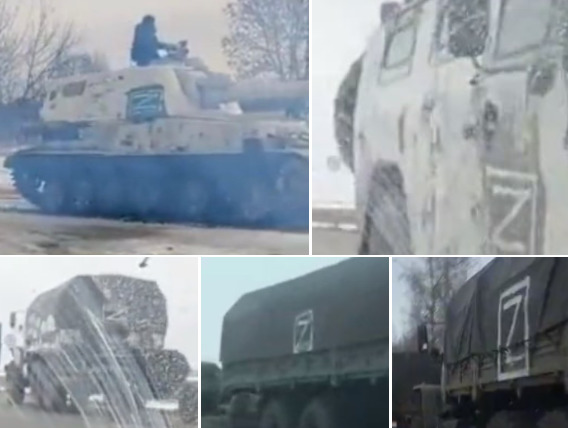 StopPutin's tweet photo. #Донбасс #Путин - хуйло #Украина
российские войска наносят маркировку "Z" на свою технику. Эта техника будет скоро на Донбассе. https://t.co/5sOAvOBRqv