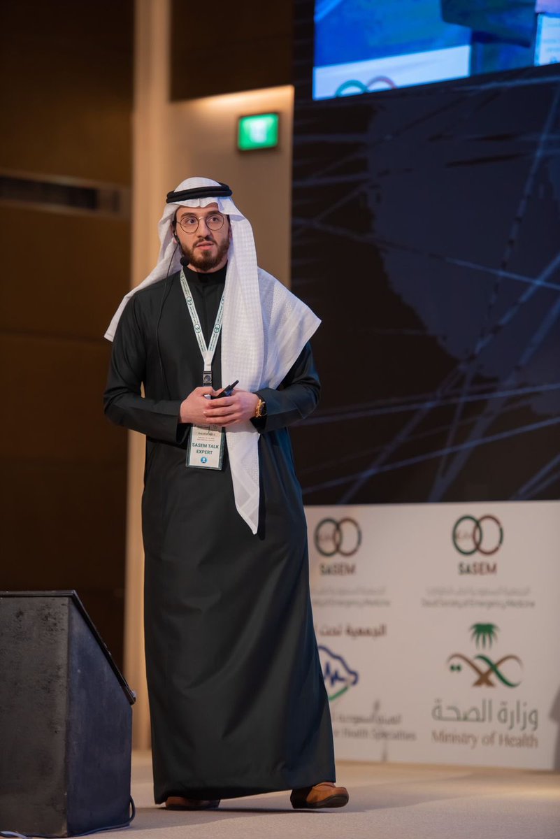 KAMC_MAKKAH's tweet image. #مدينة_الملك_عبدالله_الطبية تُشارك في المؤتمر العلمي السابع للجمعية السعودية لطب الطوارئ ممثلةً بإستشاري طب الطوارئ الدكتور / أنس مراد كذلك أخصائي طب الطوارئ الأستاذ/ محمد جمال