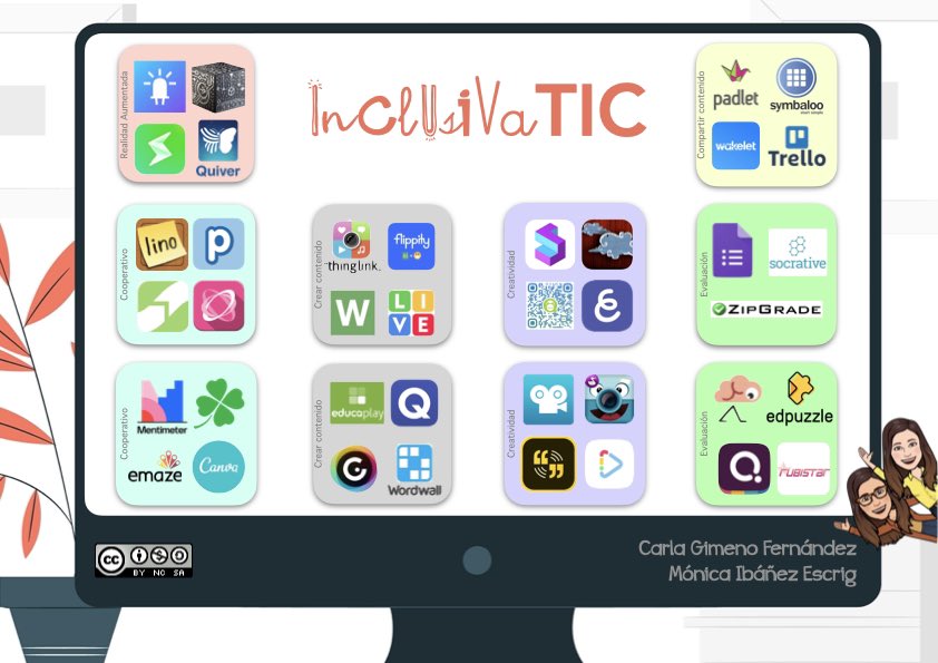 MonicaIbes's tweet photo. Revoluciona tu clase con herramientas digitales inclusivas 📲 Motiva a tu alumnado y garantiza el acceso de todos/as 🔑 Ahí va nuestro escritorio 🚀  @maestrapt_carla #inclusioneducativa #TIC 

https://t.co/Rt8L0nByhZ https://t.co/K7JbM3iFrU