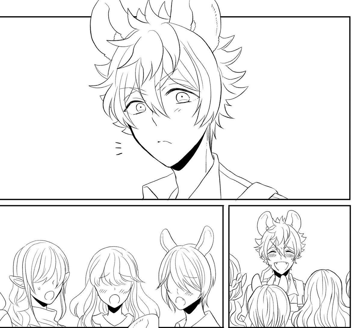 ダラダラペースで申し訳ないのですが、ラレ♀漫画描いてます✌️✌️✌️ゆたっとお待ちくださるとありがたいです😚✨ 