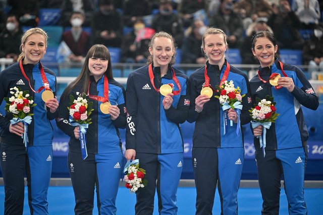 Gold for the GB Women’s Curling Team! Massive Congratulations to the five winners and their support team. #olympicgold #curling