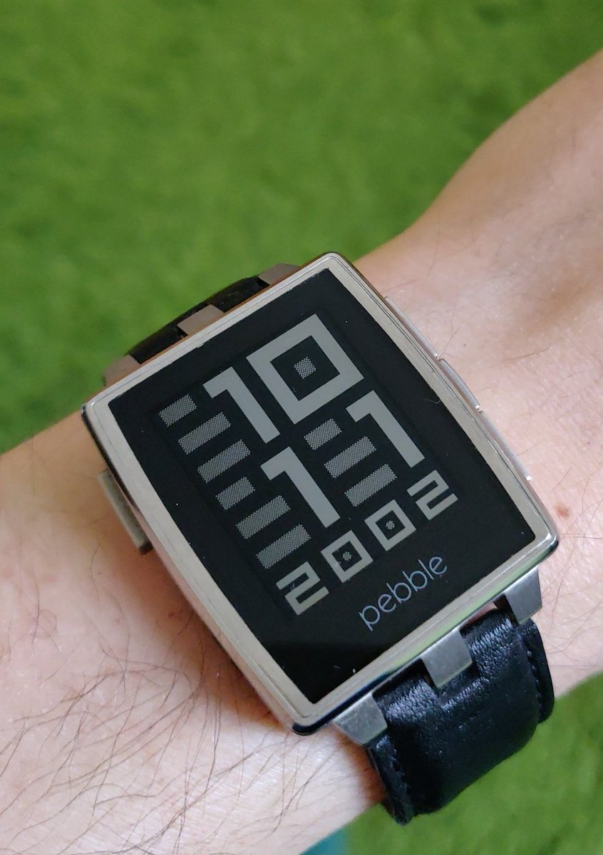 reini1305's tweet photo. @orviwan @prode81 @Pebble Throwback-Sunday! https://t.co/LpbzJ2Hii7