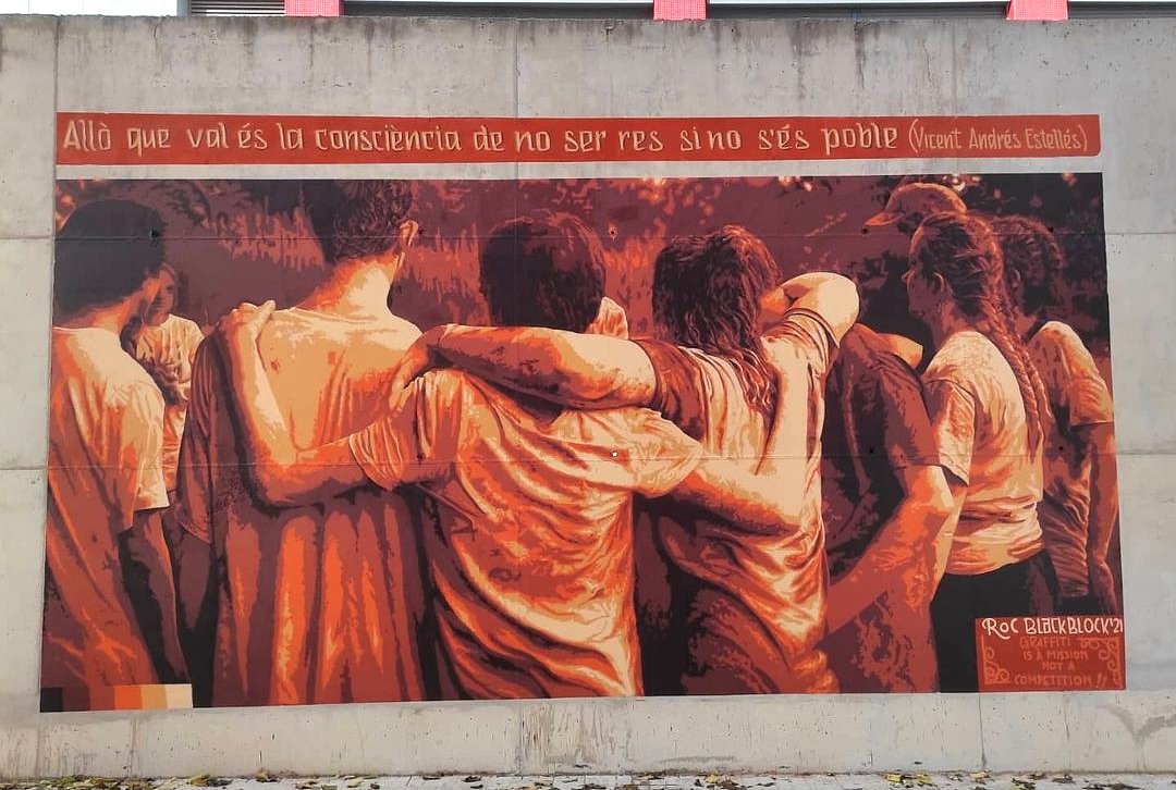 brababella's tweet photo. #Streetart by #RocBlackblock @ #Cheste, Spain, for #GraffiteaCheste curated by #ToniEspinar
More pics at: https://t.co/brmW56ugZd #arteurbana #urbanart #murals #muralism #contemporaryart #artecontemporanea https://t.co/foUAv4plan