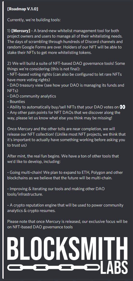 happygrape123's tweet photo. 3/ Utility - they are currently building a whitelist management tool, Mercury. In the future, they will be focusing on DAO governance tools as shown below. They will also be going muli-chain too. When the eth whales come over to solana, this will definitely moon https://t.co/12rdhlTMrI