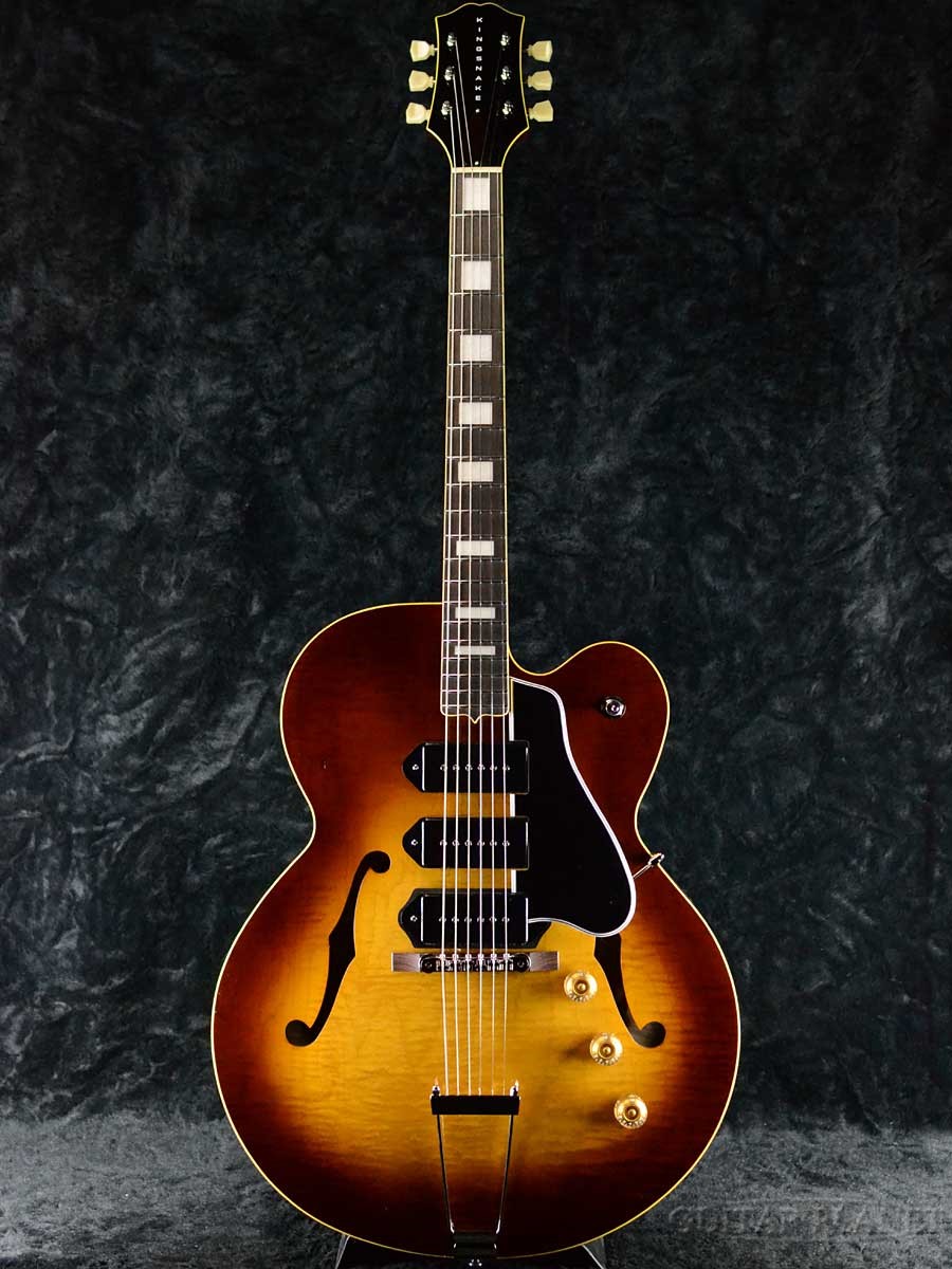electric_gp's tweet photo. 【セミアコ/フルアコ&ジャズギターフロア】
KING SNAKE
Three Bone -Poison Burst-
https://t.co/Ze3yyIrO7g
ルックス、サウンド共に文句なし!
担当者激推しの一本が入荷しています。
#GP #ギタプラ #ギタープラネット #KINGSNAKE #キングスネーク #ES5 #Switchmaster https://t.co/Rgk3b9JsYf