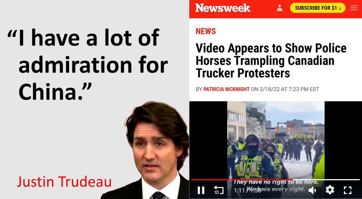"I have a lot of admiration for China."

#Trudeau #quote
