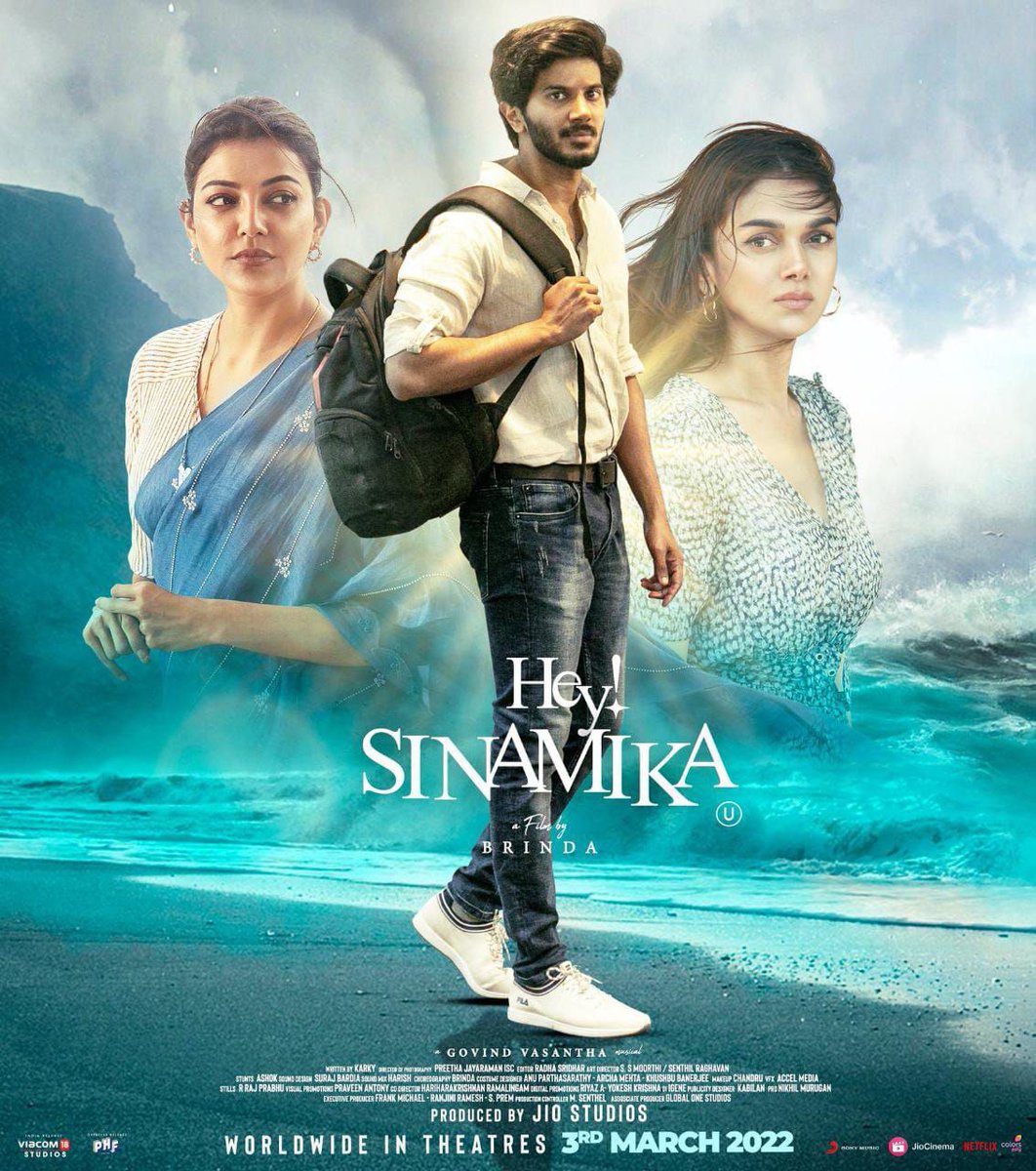 TamilDelight's tweet photo. #HeySinamika ...
Starring : #DulquerSalmaan #KajalAgarwal
#Aditiraohydari
Music By: #GovindVasantha
#Story By: #MadhanKarky
Directed by: #Brinda
Trailer Out Now
#Tamil : https://t.co/fbhnC5U0m3
#Telugu : https://t.co/ZDm1yqjJmx
#Kannada : https://t.co/XWDmORDPOt
Cinemas #3rdMar https://t.co/tkfUBuivxy