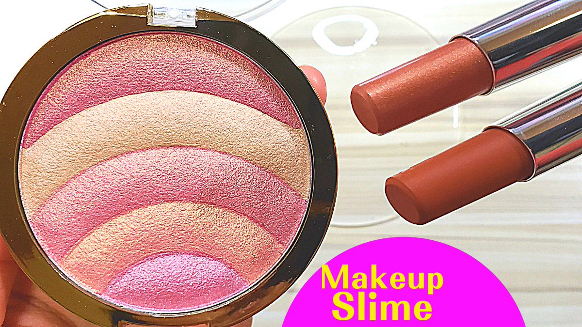 SecretfunA's tweet photo. Slime Coloring with Makeup!Mixing Eyeshadow &amp; Lipstick into Clear Slime Satisfying ASMR Video💄

https://t.co/28naI6YPPF https://t.co/ZSrfHVe6di