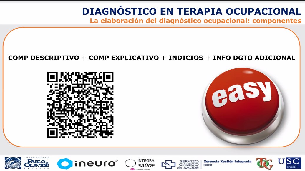 MasterNTO_upo's tweet photo. "El diagnóstico ocupacional es único donde pueden mostrarse varios problemas en el desempeño ocupacional." (Miguel Ángel Talavera)
#Diagnostico #Ocupacional #MNTO https://t.co/W9z1lLGh4p