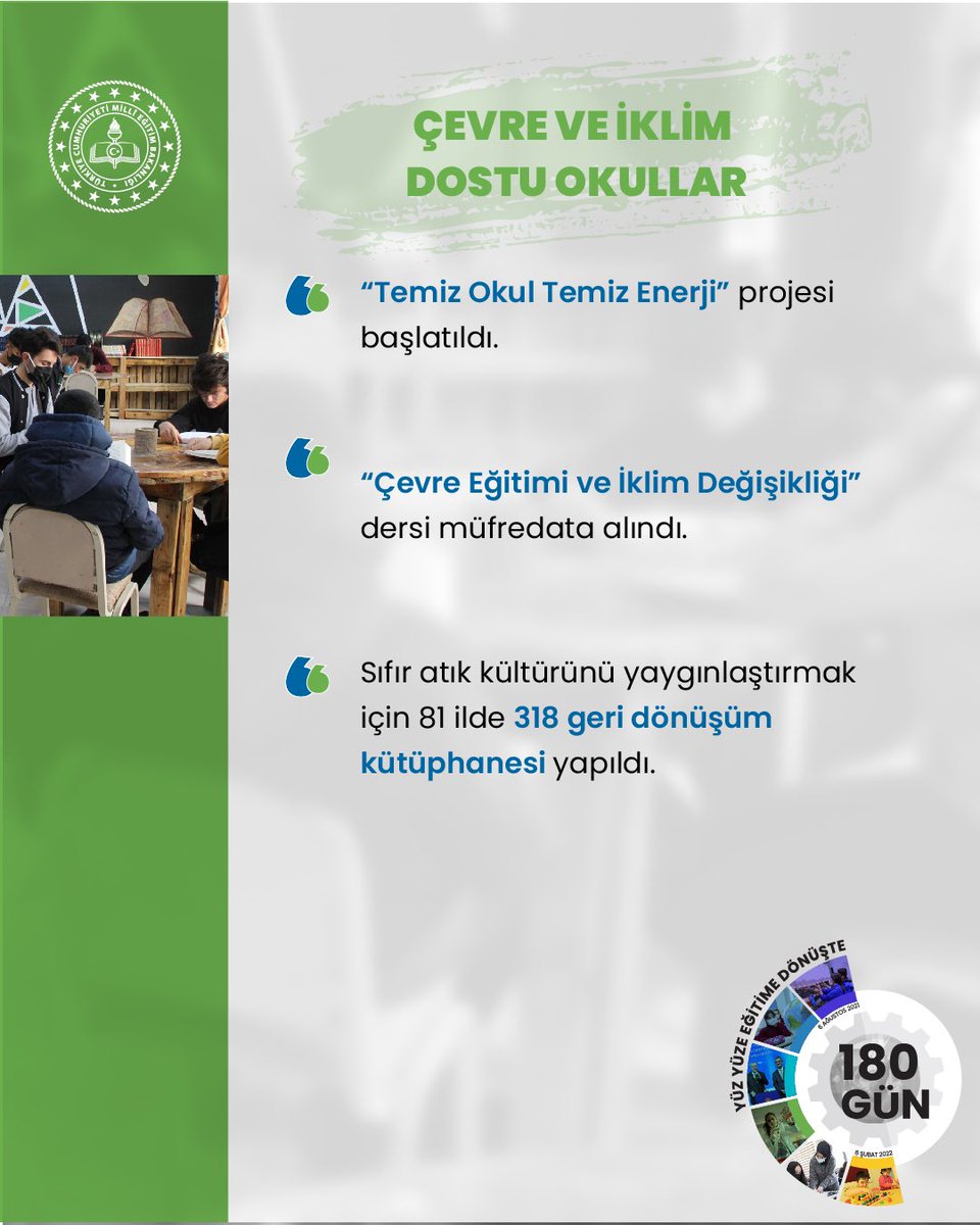 Yarınlarımız daha güçlü ve umut dolu olsun gayreti ile…
#EğitimeGüçKatan180Gün
<a href="/bafra_mem/">Bafra İlçe Millî Eğitim Müdürlüğü</a> <a href="/samsunmem/">Samsun İl Milli Eğitim Müdürlüğü</a> <a href="/tcmeb/">Millî Eğitim Bakanlığı</a> <a href="/gokhanmurat1/">Murat YİĞİT</a>