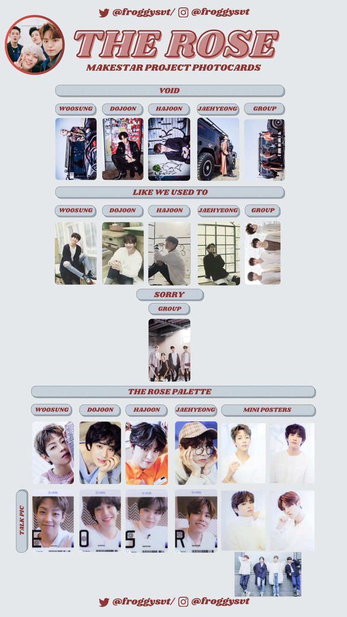 froggysvt's tweet photo. THE ROSE 
Albums &amp; Photocards Wishlist Template

🍄please do not remove credits 
🌹updated version + new version
🍓 https://t.co/2PvF6ZPJnl

 #kpop #TheRose #Woosung #Dojoon #Hajoon #Jaehyeong #TheRosephotocards #TheRosewishlist #TheRoseSound #더로즈 #therose #woosung https://t.co/oeBQnkV5xo