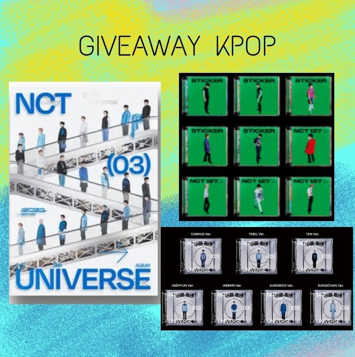bunnymyeonhoney's tweet photo. ❤️GIVEAWAY BUNNYMYEONHONEY❤️

Hadiah :
1 Album NCT UNIVERSE Photobook sealed
1 Album NCT UNIVERSE Jewel Doyoung ver unsealed fullset
1 Album NCT 127 Sticker Jewel Doyoung ver sealed

✓INA only
✓Shipping from Solo Jateng https://t.co/CfDgOZ59gH