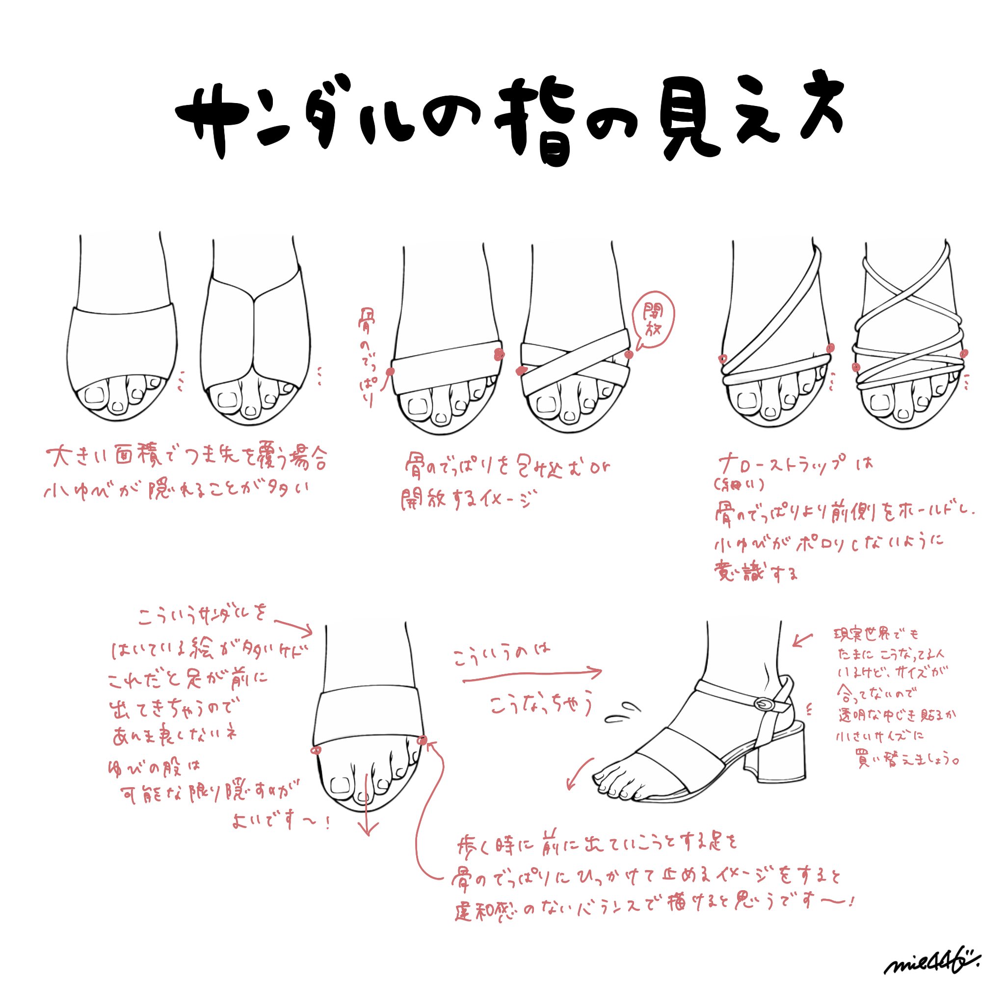 みえ 靴の描き方本4 13発売 Meat 446 Twitter