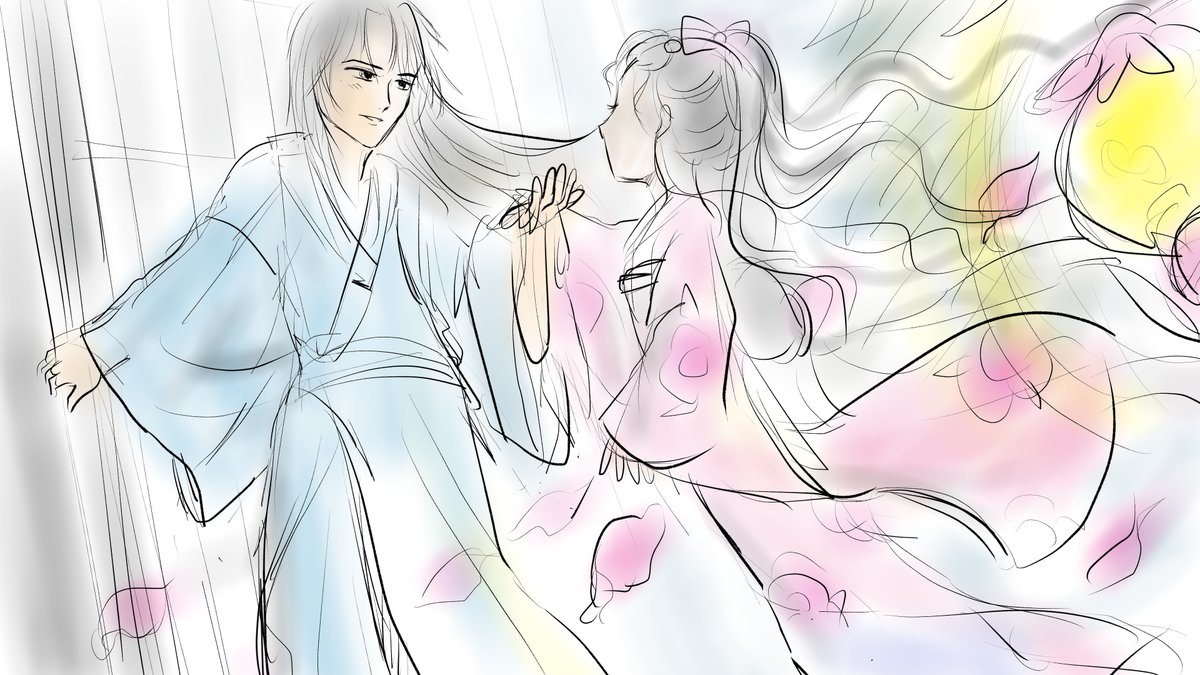 牡丹灯籠ラフ 絵日記イラスト ブログに詳しく描きますが 今年から下娘の入学する中 愛ちん ゆめみ愛 のイラスト