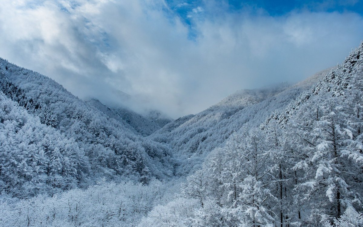 HD_Japan's tweet photo. Snowy Nagano. https://t.co/h3ir8zCSjY