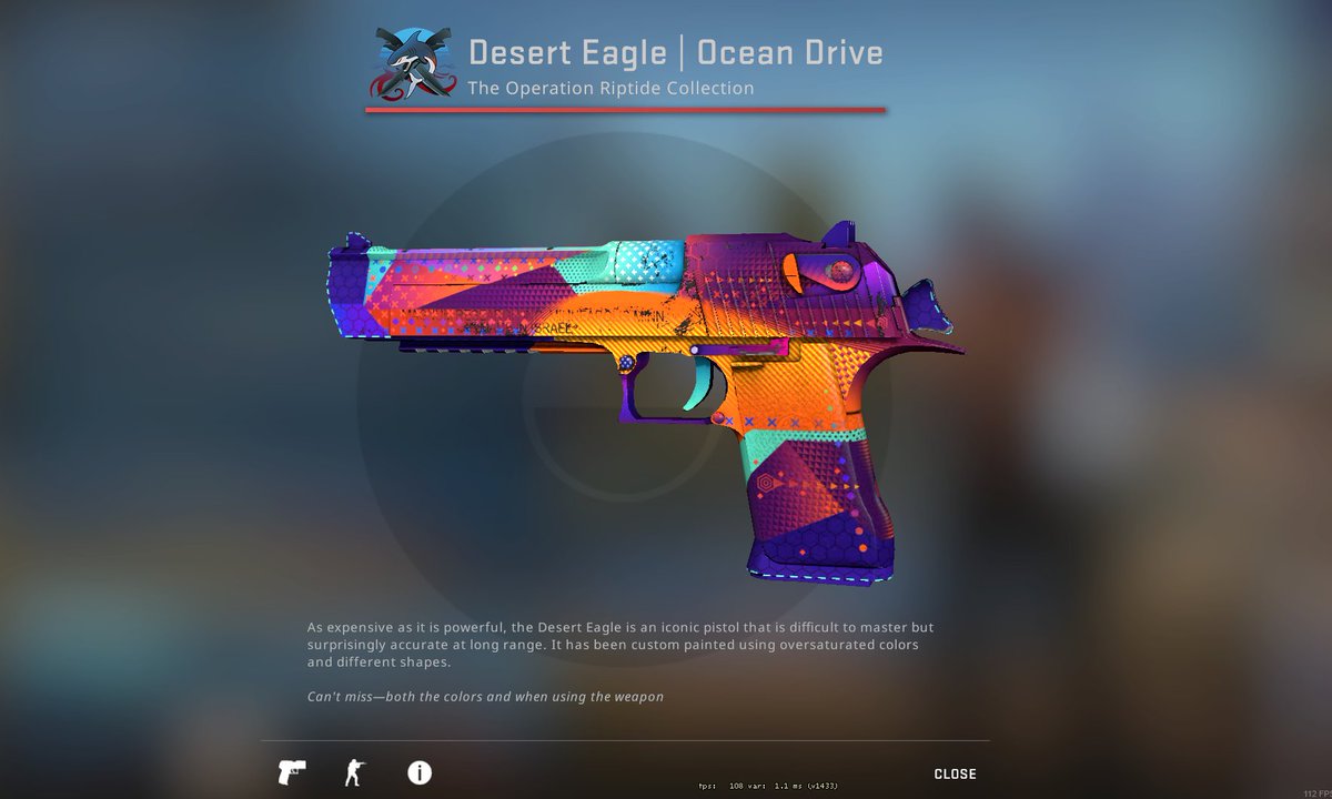 Destructum's tweet photo. 🔪New Giveaway Sponsored by @Blendeezer 🔪

👉 Deagle Ocean Drive FT  ~17$

✅ Follow @Blendeezer /Retweet/Tag a friend
☑️Check him out if you want to sponsor a giveaway for low fees (~2$) 🤠
⏲️ Rolling in 7 days
Good Luck 😍

#CSGOGiveaway  #CSGO  #csgoskin https://t.co/ssq5KErBhK