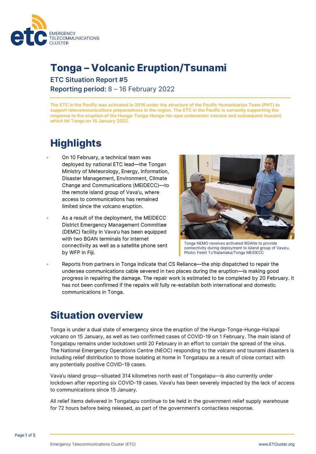 Tonga Portal on Twitter: "Tonga – Volcanic Eruption/Tsunami ETC