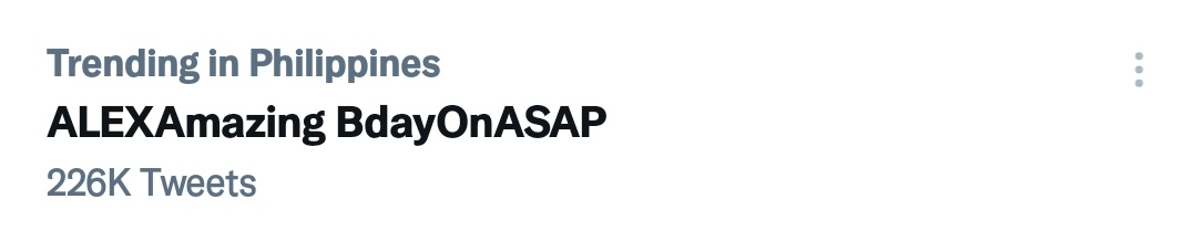 rmjclyn's tweet photo. Goal unlock! Congrats to us!

ALEXAmazing BdayOnASAP https://t.co/T810K0LDvu