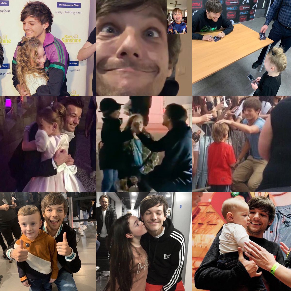 lthearting's tweet photo. sensitive topic: louis tomlinson with little fans. ❤️‍🩹 https://t.co/UTJnHE7RsL