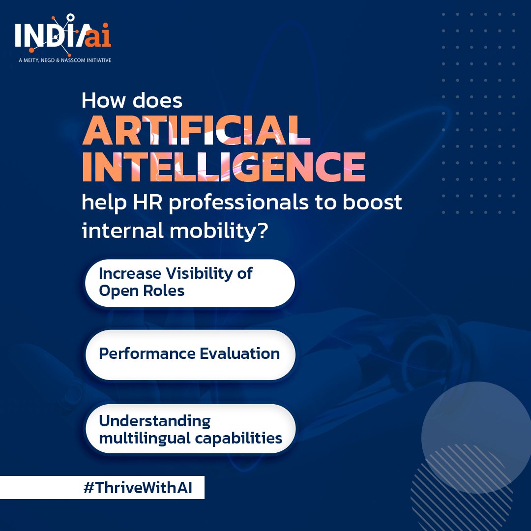OfficialINDIAai's tweet photo. Itβs no secret that HR professionals must adapt to new technologies in the AI field. Automating the simple, administrative tasks associated with recruiting allows recruiters to focus on finding and retaining top talent.
To know more visit: https://t.co/W3T8KShC0w
#ThriveWithAI https://t.co/VrlHCB7QvL