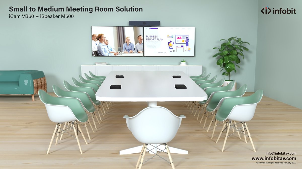 infobitav's tweet photo. #INFOBIT AV Zoom Room solution: For small to medium room.
iCam VB60: https://t.co/rE974lUNyc
iSpeaker M500: https://t.co/Vaa9podmMG
Contact us info@infobitav.com https://t.co/3xeh0gLv38