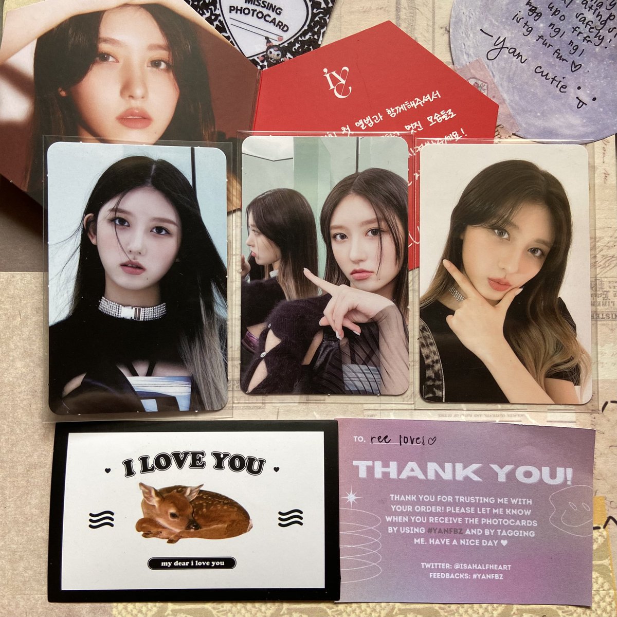 gaeulstos's tweet photo. yaaaan~ super thank u for helping me bring this steal price gaeul set home w/ steal price sf din. super efficient ng packaging hehe til next time p stay safe mwaa! <3
@isahalfheart #yanfbz π https://t.co/SJ8VrdKRbK