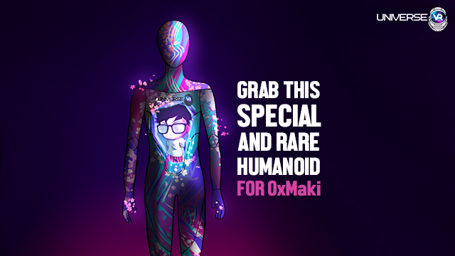 UniverseVR92's tweet photo. This #humanoid was designed to show our appreciation for #0xMaki, Co-founder and core contributor at #SushiSwap.

Grab it here:
https://t.co/RWrKWysxKa

#NFT #NFTCommunity #Opensea #ethereum #OpenseaNFT @Opensea #ethereumNFT @0xMaki https://t.co/Xr5T12tkpO