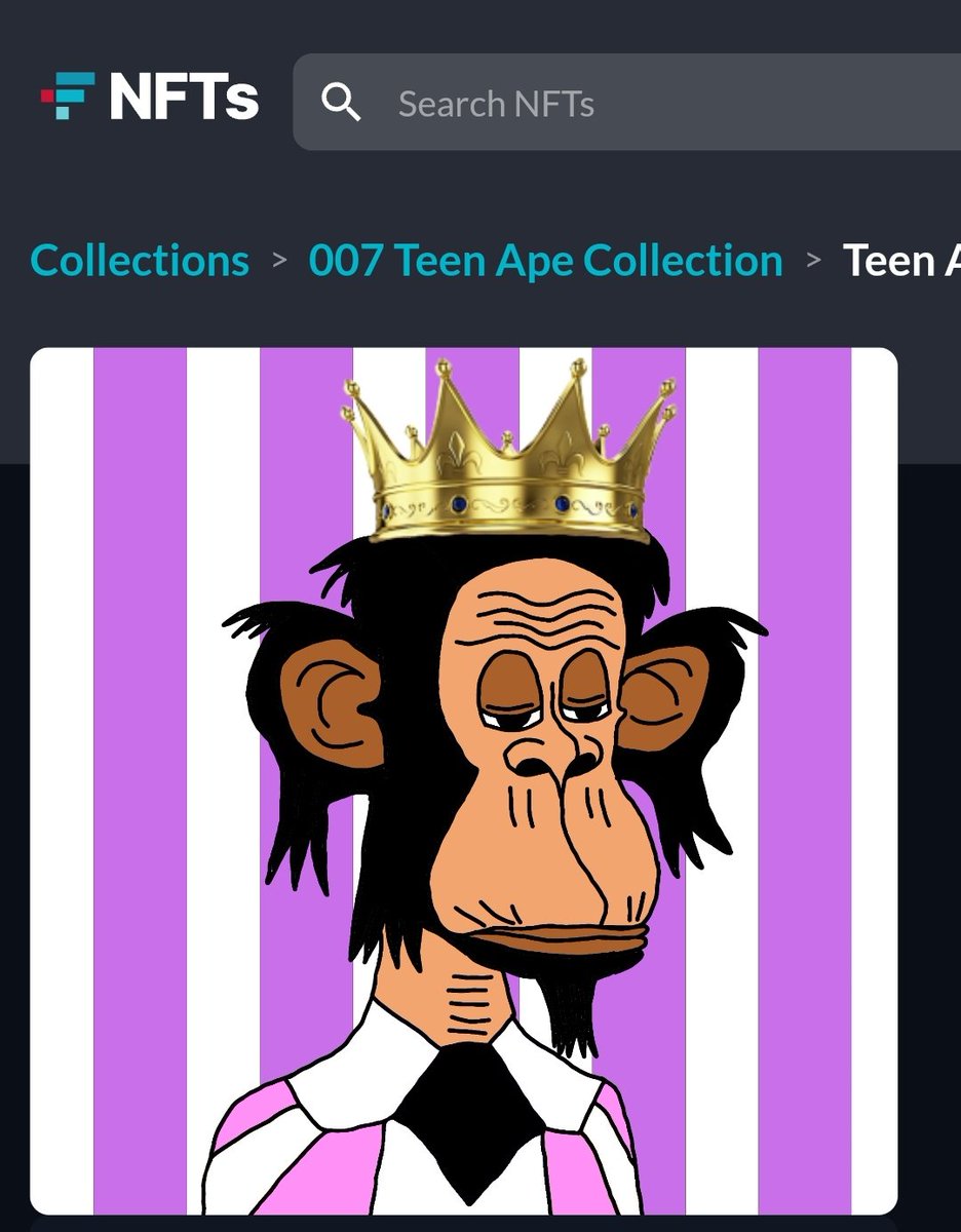 newbiet56020528's tweet photo. Teen Ape Collection have only 100 unique nfts. 
Teen Ape is very fashionable and Adopt Latest Styles 
His Dream is to be future King of Planet  Ape.
@FTX_Official
@solnftradar
@ftx_us

https://t.co/XsR0MXCAW1 https://t.co/2DdeVCnaMB