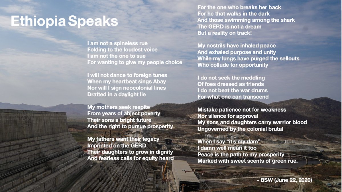 Monumental day for #Ethiopia today as the Grand Ethiopian Renaissance Dam begins generating power!

🇪🇹