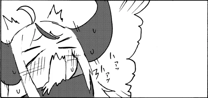 #holoX 
#laplus_artdesu 
昨日上げたマンガのラプ様が汎用性高そうだと気づいたので置いておきます。
これであなたもレッツ限界ラプ様('ω')ノ 