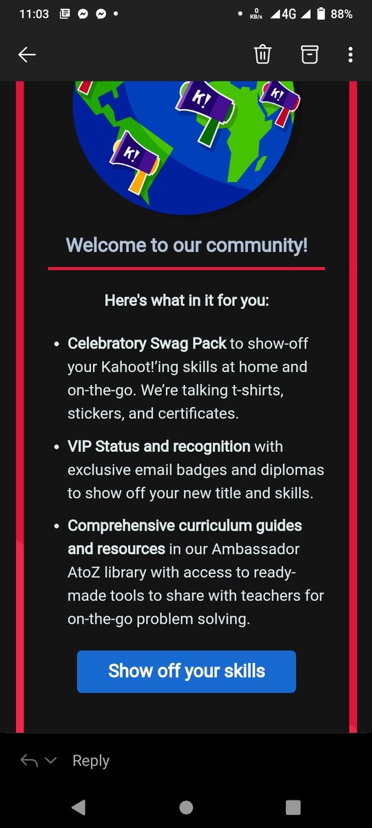 💥🎉Congratulations. it's official! 
Another Global Achievement🌋🌍
I'm so glad and honored to join the #KahootAmbassador community for 2022-2023.
 🇧🇩🇧🇩🇧🇩🇧🇩
#MIEExpert #Bangladesh
<a href="/Kahoot/">Kahoot!</a> @KahootAcademy <a href="/KahootCertified/">Kahoot! Certified for schools</a> <a href="/KahootDaniella/">Daniella</a>  <a href="/mabohassan781/">Mohammed Abo Hassan ✈️#ISTELive23</a> <a href="/MicrosoftEDU/">Microsoft Education</a> @ochifaysel