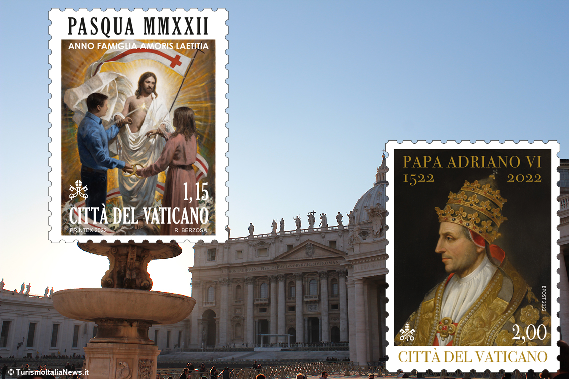 Pasqua 2022: il Vaticano mette su francobollo un quadro del pittore spagnolo Raul Berzosa, omaggio anche per Papa Adriano VI Leggi la notizia bit.ly/36kN97j #Pasqua2022 #Vaticano #papa #turismo #francobolli #arte #RaulBerzosa @retwitto_art