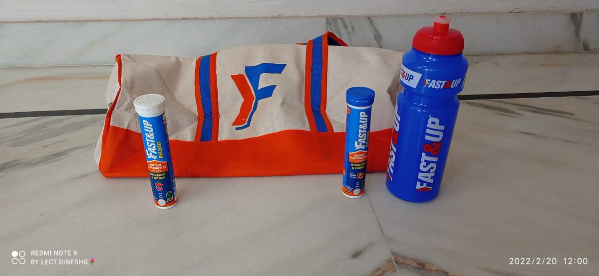 Thank you @FitBharat @FastandUp_India for motivating me by sending these lovely gifts