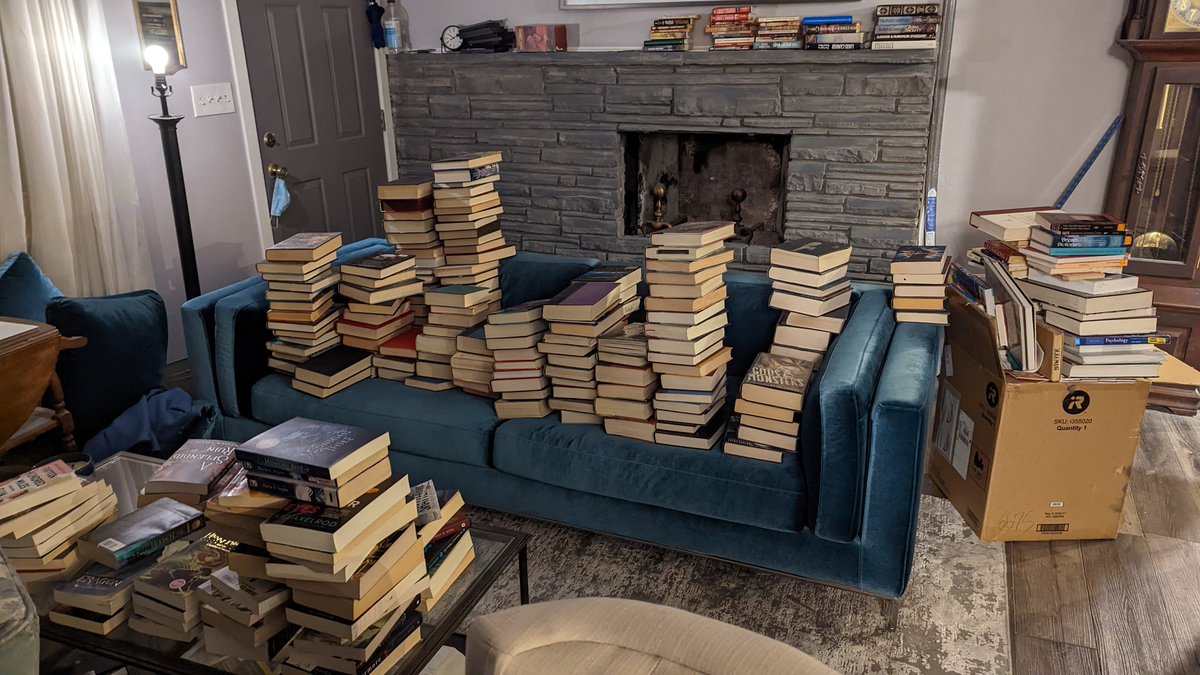 ReadersTower's tweet photo. Nothing like a weekend spent organizing your books. 📚 https://t.co/8R1aMeAlKM