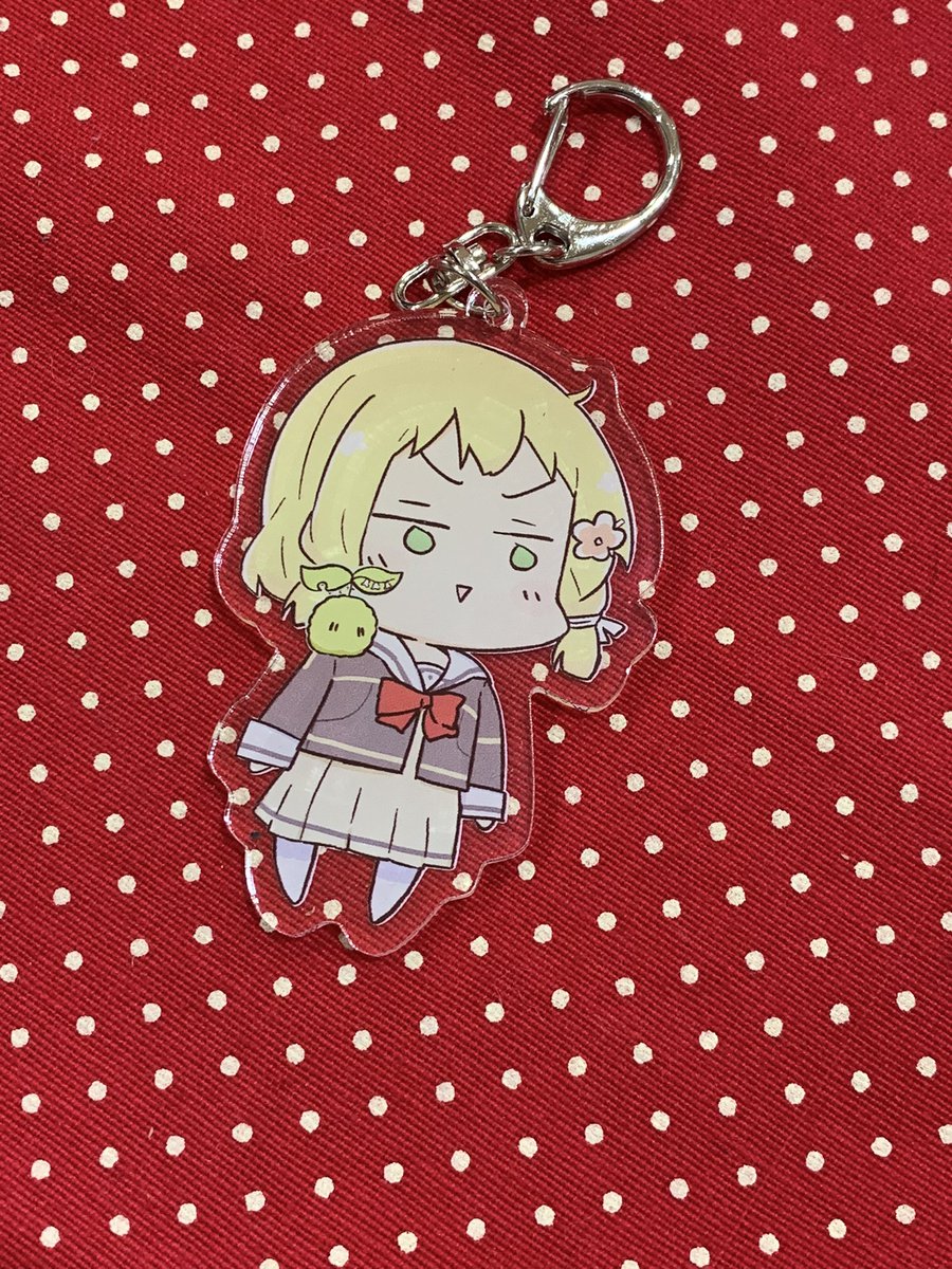 うんばばさん(@unbaba__ )のところのキーホルダーです
かわいい 