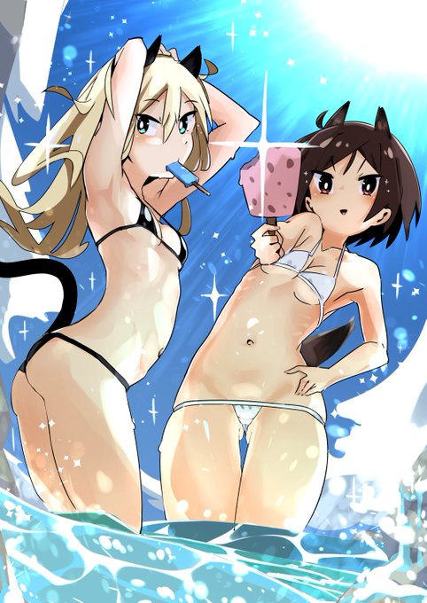 #くそ寒いので水着絵を貼る 👙 