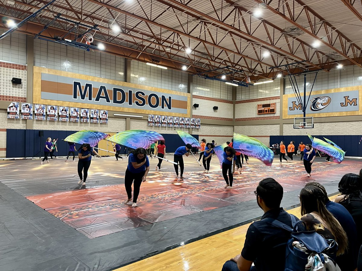 MissAWorldHist's tweet photo. Congratulations Marshall Winter Guard on 3rd Place!! You were amazing tonight! #QueensOfTheThrone #RamFam #RamPride π @NISDMarshall @NISDMarshallLMS @jmramband https://t.co/SwtxemsMl8