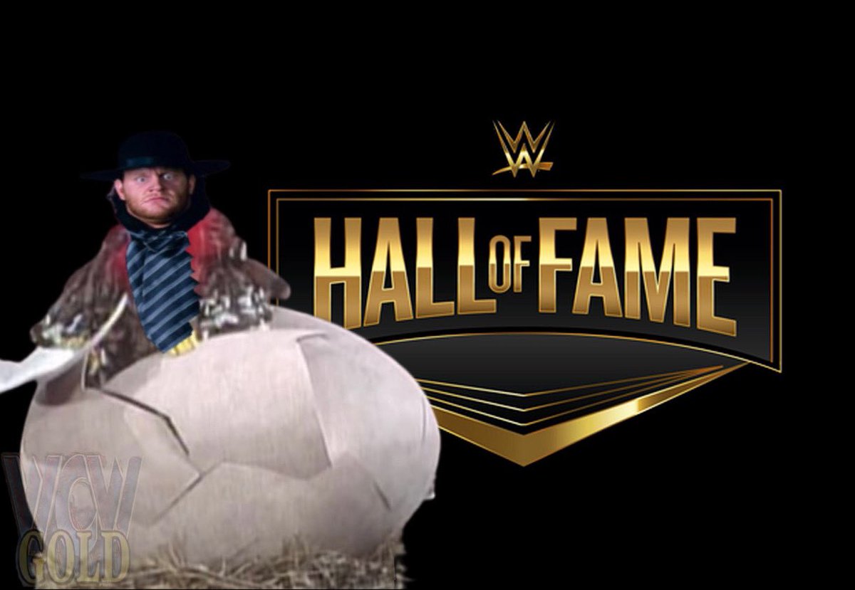 WCWGOLD's tweet photo. Can’t believe Mean Mark left WCW to become Eggman.. 🥚
#WWEHallOfFame #HallofFame #TheUndertaker #MeanMark https://t.co/PH0ynjPUHK