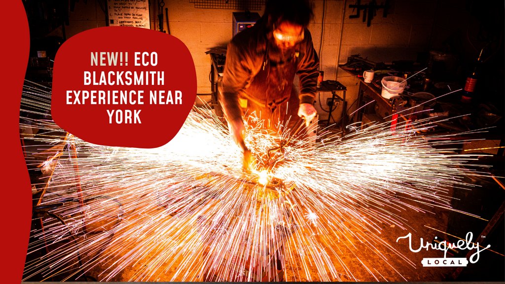 Uniquely_Local's tweet photo. Learn the basics of blacksmithing working with artist Piers Edsall and his zero carbon induction forge at the @ArtEvironmental in Malton.
https://t.co/My9MmXxRSU
#inductionforge #blacksmithing #blacksmithworkshop #newexperiences #experienceyorkshire #blacksmithexperience #gift https://t.co/78kzrSjrGK