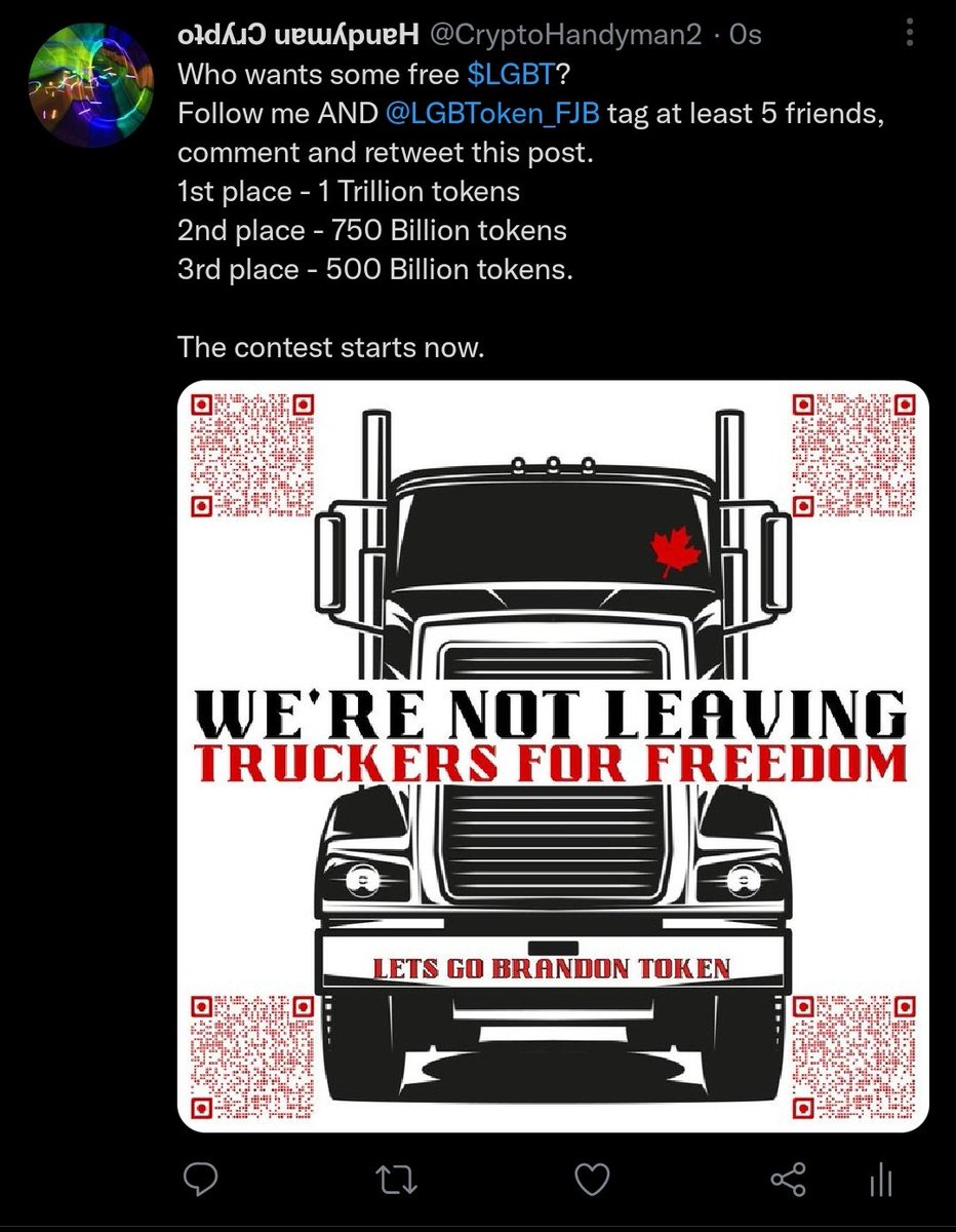 6aiArtist's tweet photo. The $LGBT contest is officially CLOSED.
I will verify all of the entries over the next couple of days.
Winner announcements will be made this coming Tuesday night.
@LGBToken_FJB
Stay tuned for more contests and giveaways coming soon.
#LetsGoBrandon #LetsGoBrandonToken #LGBT
#LGB https://t.co/038YUQ9mT0