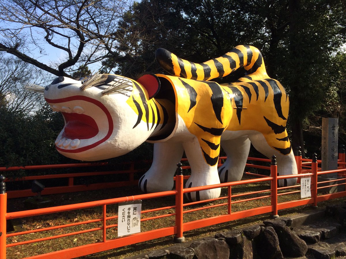 ma_bo18's tweet photo. 信貴山朝護孫子寺にある「はりこの虎」寅年だから人気スポットになってるみたいで投稿しておきます。今年はタイガースが優勝すると信じて疑わない人も多いでしょう。ちなみに全長3メートルくらいあってデカいです。 https://t.co/8u6opbuyy3