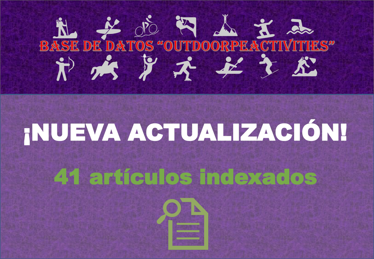 📢¡¡Nueva actualización!! #Febrero2022 Se han incluido 4⃣1⃣ nuevos artículos sobre #Escalada🧗 #BTT🚵 #Trail⛰️🏃‍♂️ #EducaciónAmbiental 🌿 y + temas🏞️
Ya puedes consultar lo más actual sobre actividades en el medio natural➡️ outdoorpeactivities.com/p/ultimos-arti…